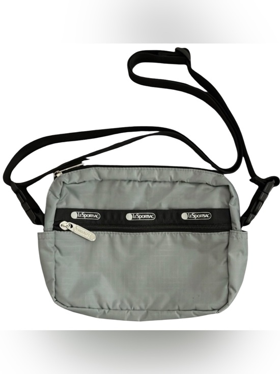 Lesportsac Handbags - LeSportsac CROSSBODY BELT BAG GRAY NYLON BLACK DETACHABLE ADJUSTABLE STRAP